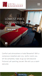 Mobile Screenshot of hotelbinnenhof.be